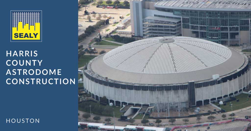 Harris County Astrodome Construction