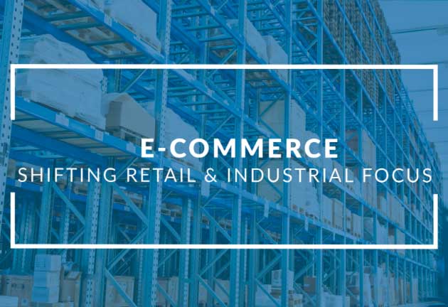 ecommerce shifting retail industrial graphic